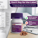 Bouteille TIME-CAP LABS Oméprazole prête pour une utilisation quotidienne.