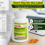 Comprimés Time-Cap Labs Bisacodyl enteriques, relief nocturne et confort digestif.