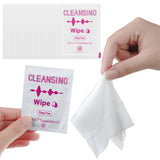 Emballage individuel des lingettes Timgle, faciles à transporter en voyage.