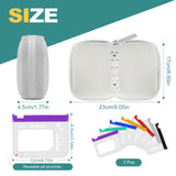 Timueetech A7 binder-pilules avec 7 poches – organisation facile au quotidien.
