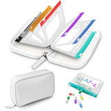 Timueetech A7 organiseur pilules étanche – ensemble portable et discret pour le voyage.