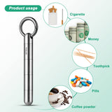 Accessoire voyage TISUR, porte-pilules prêt à l'attache-clefs.