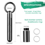 Etui étanche TISUR pour pilules, protection contre l'humidité en extérieur.