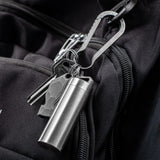 TISUR pilulier titanium, diamètre intérieur 15,9 mm pour petites pilules.