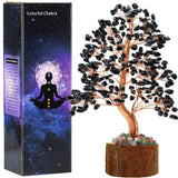 Tizzomx arbre obsidienne feuilles décor apaisant favorisant concentration et harmonie.