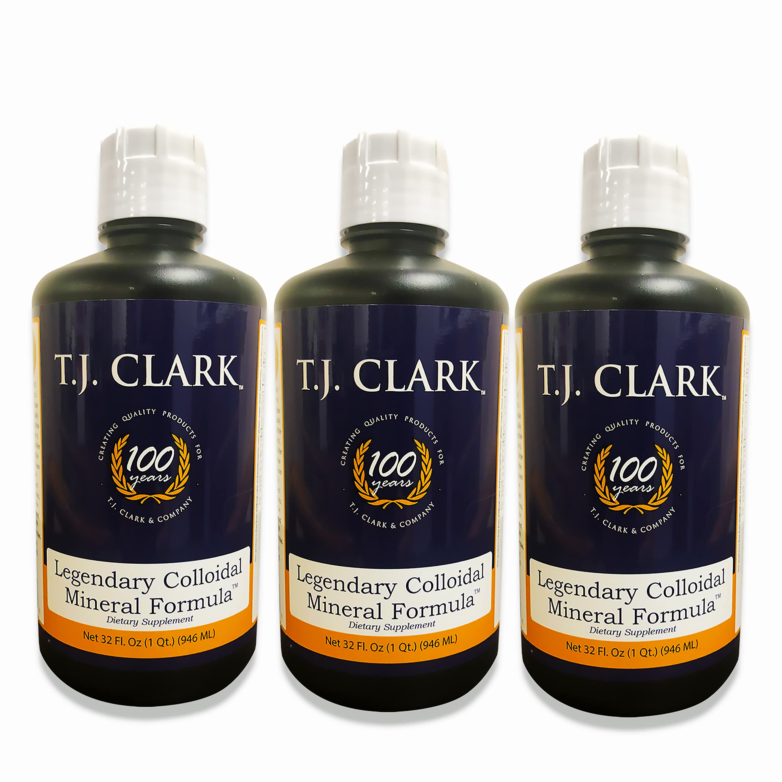 T.J. Clark Legendaire - bouteille minéraux colloïdaux, source naturelle de minéraux essentiels