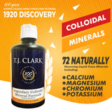 T.J. Clark Legendaire - gouttes minéraux colloïdaux pour un apport quotidien naturel