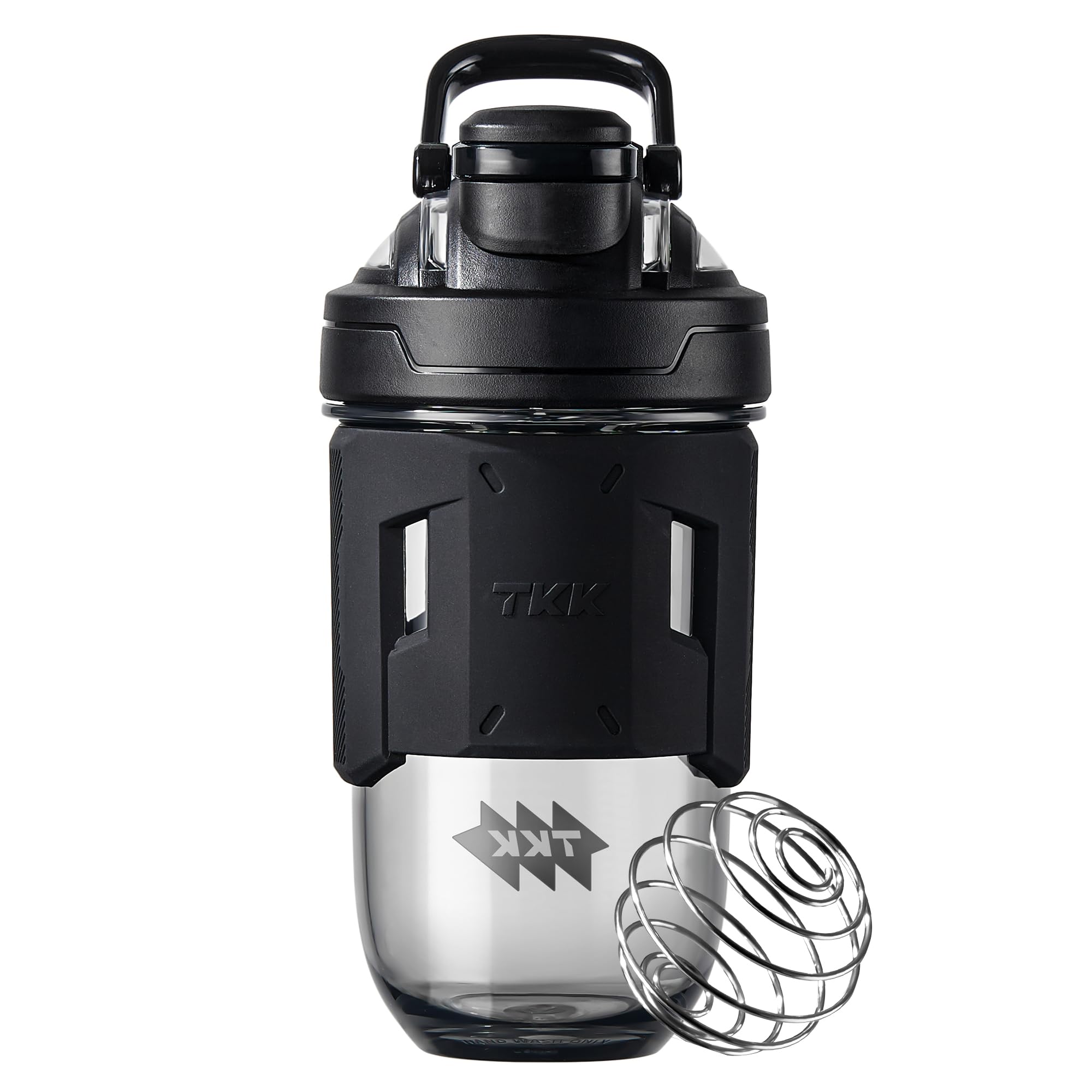 Gourde shaker TKK 24 oz avec bille mélangeuse pour mélanges rapides et lisses