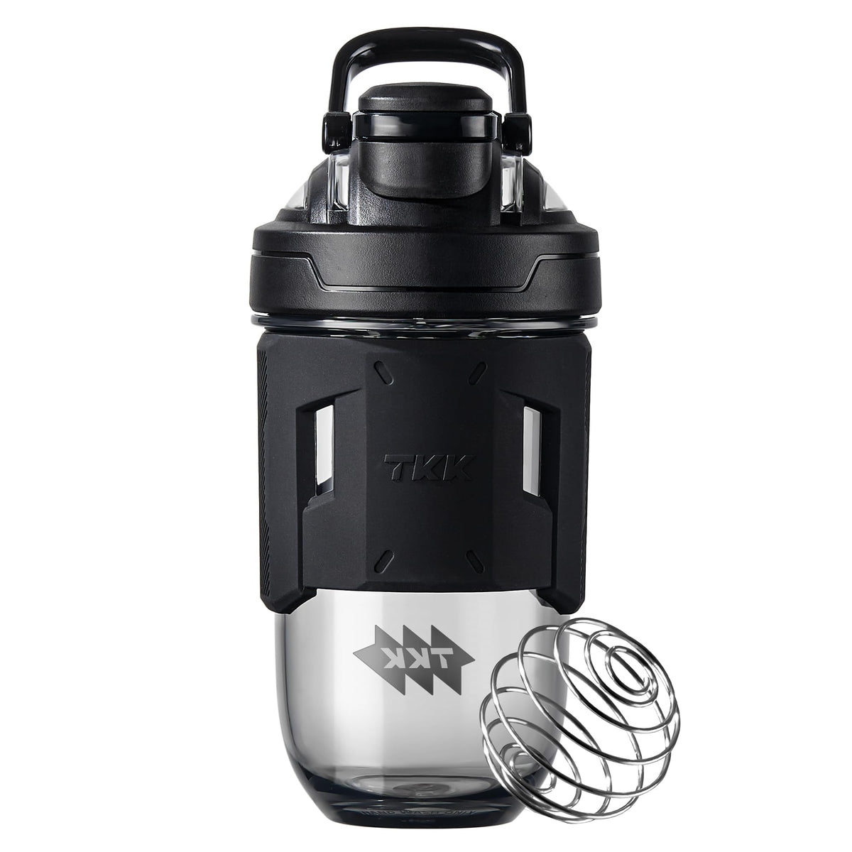 Gourde shaker TKK 24 oz avec bille mélangeuse pour mélanges rapides et lisses