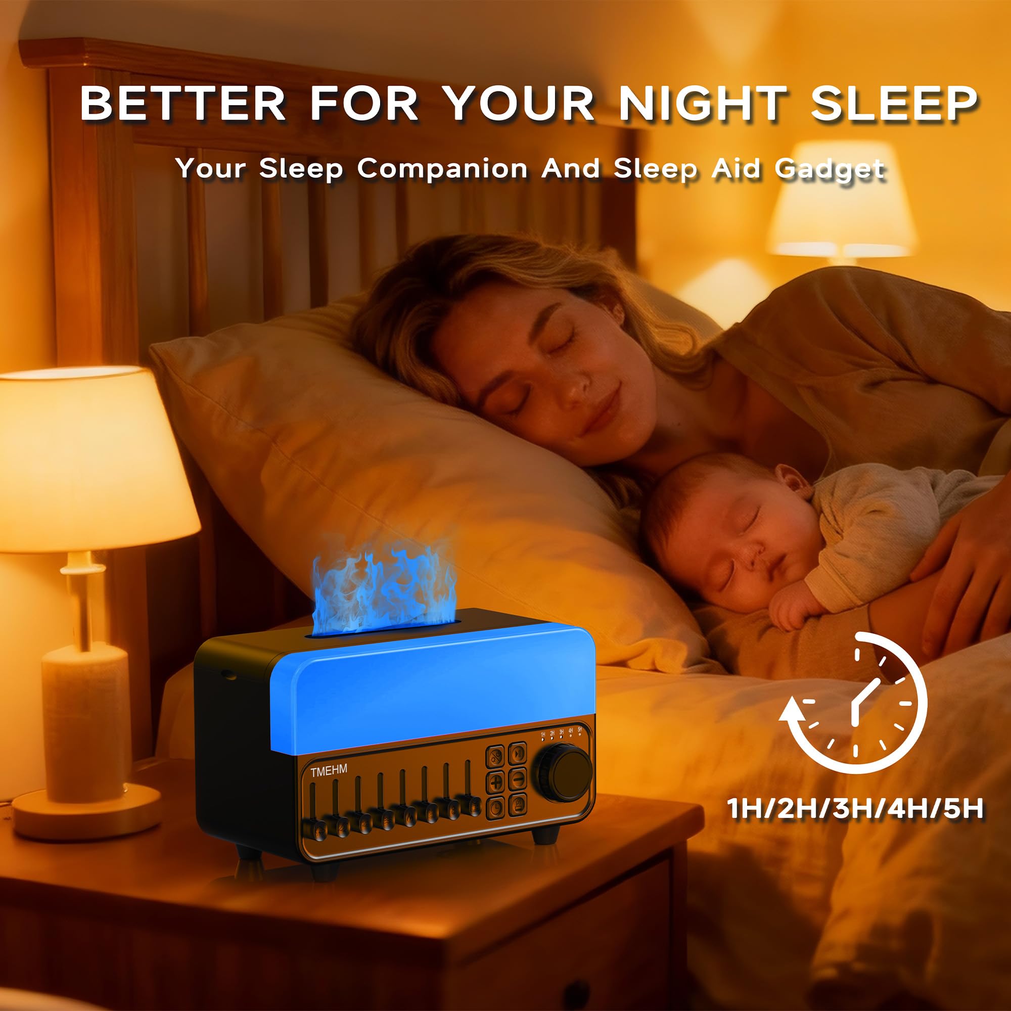 Minuterie TMEHM 1 à 5 heures pour sommeil et travail sans souci.