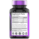 tnvitamins capules huile lin bio, capsules souples faciles à avaler pour oméga-3.