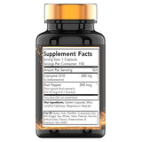 TNVitamins CoQ-10: capsules à libération rapide pour absorption efficace
