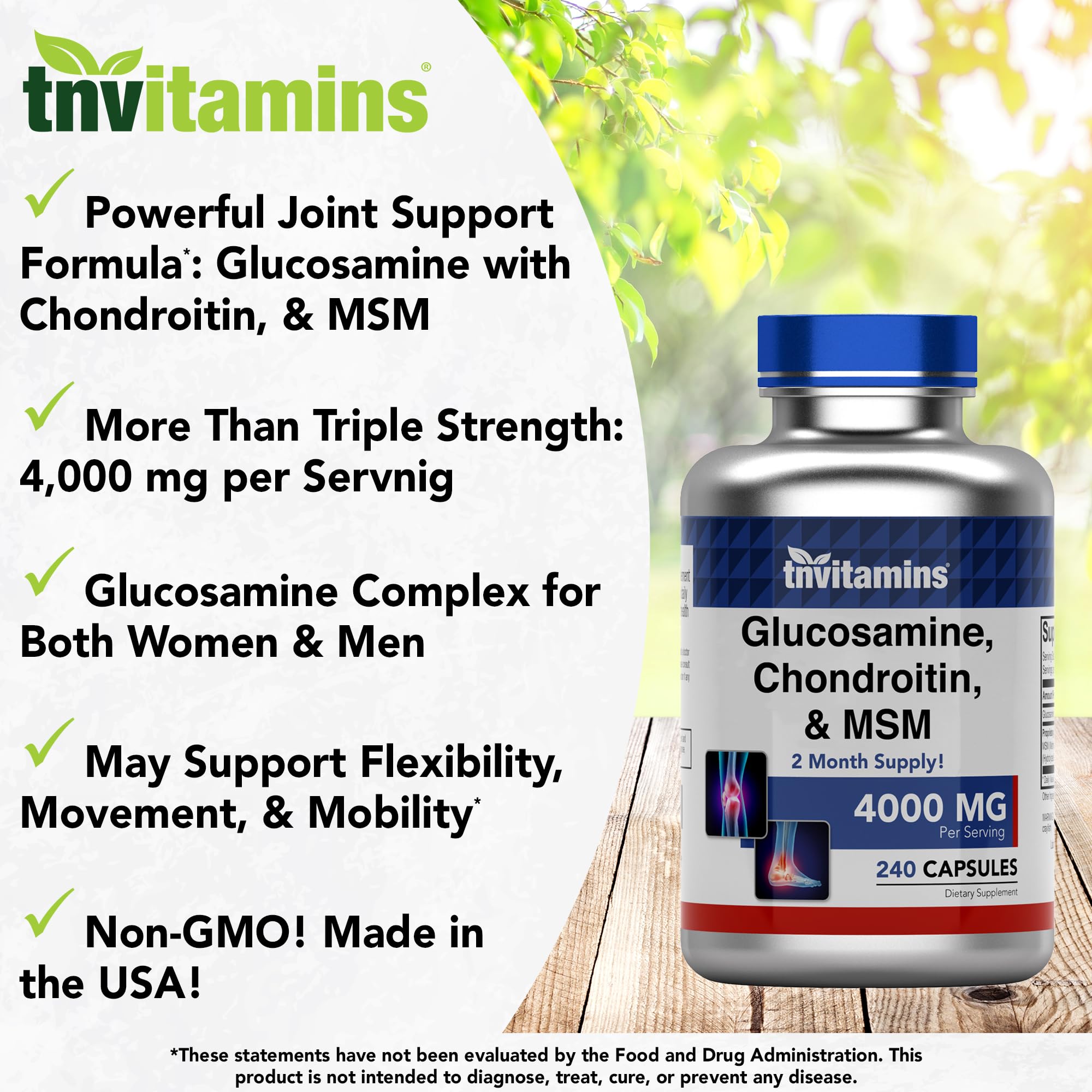 Quatre gélules par jour avec tnvitamins pour une routine simple.