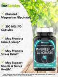 tnvitamins Magnésium Glycinate - Formule sans effet laxatif pour confort gastrique.