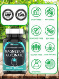 tnvitamins Magnésium Glycinate - Soutien musculaire et détente nerveuse.