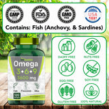 tnvitamins Triple Oméga 3-6-9 - emballage et flacon visibles pour référence rapide.