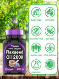 tnvitamins image utilisation quotidienne huile lin bio suggère un mode de vie sain.