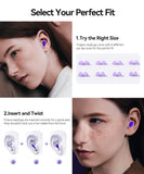 TOAPEX embouts interchangeables en 8 tailles pour toutes les oreilles.