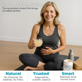 Cuillère-dose Todicamp Zeolite Detox facilitant le dosage quotidien.