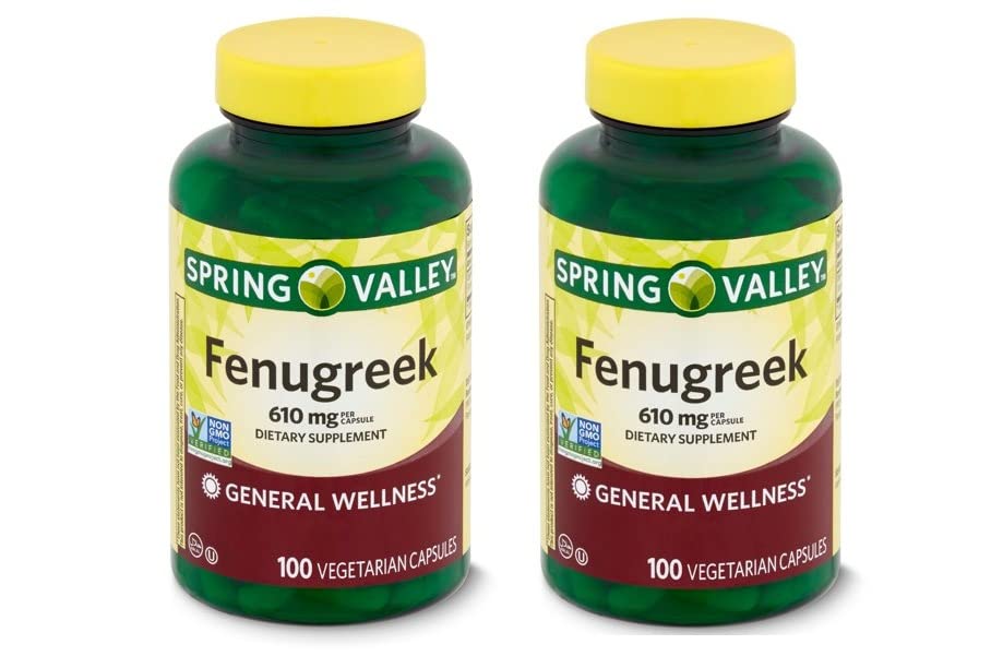 Toeah Fenugrec capsules végétales dans la boîte, soutien potentiel au bien-être général