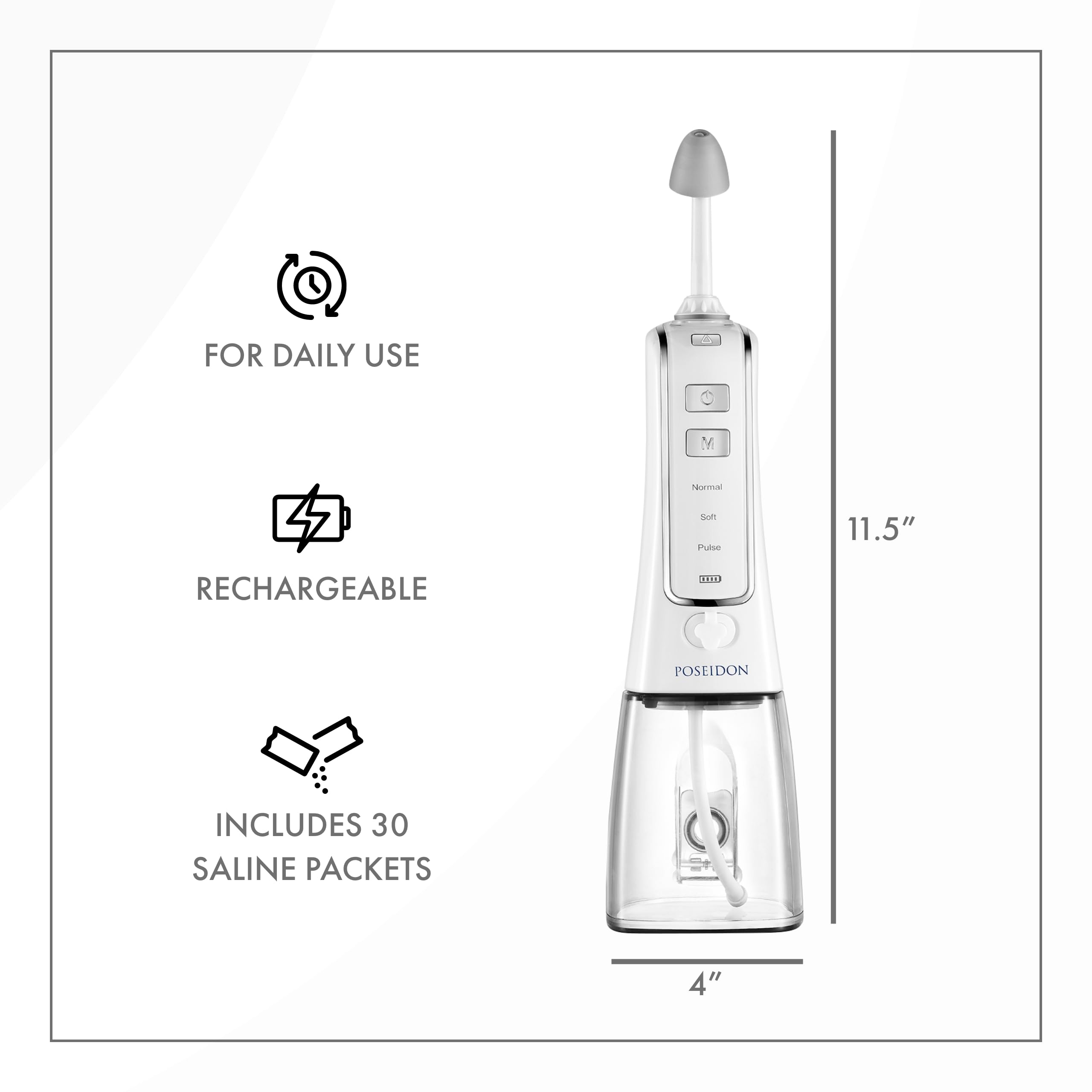 ToiletTree sachets saline 30 – éléments essentiels pour le rinçage nasal.