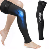 Tolaccea Pack Glace Jambe 360: couverture complète pour récupération après effort