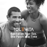 Emballage discret de TOLEVITA Energy Patches, facile à transporter