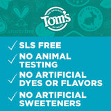 Tom's of Maine Botanically Bright feuilles menthe pour une fraîcheur durable.