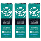 Tom's of Maine dentifrice charbon actif menthe, haleine durable après chaque brossage