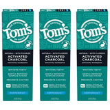 Tom's of Maine dentifrice charbon actif menthe, tube 1, haleine fraîche après brossage