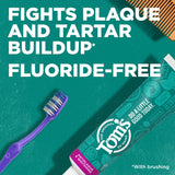 Texture crème du dentifrice Tom's of Maine prête à l'emploi