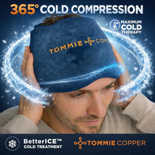 Gel BetterICE reste souple après congélation pour s'adapter à la tête.