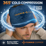 Gel BetterICE reste souple après congélation pour s'adapter à la tête.
