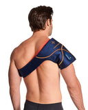 Tommie Copper wrap épaule en thérapie infrarouge pour soulager les tensions.