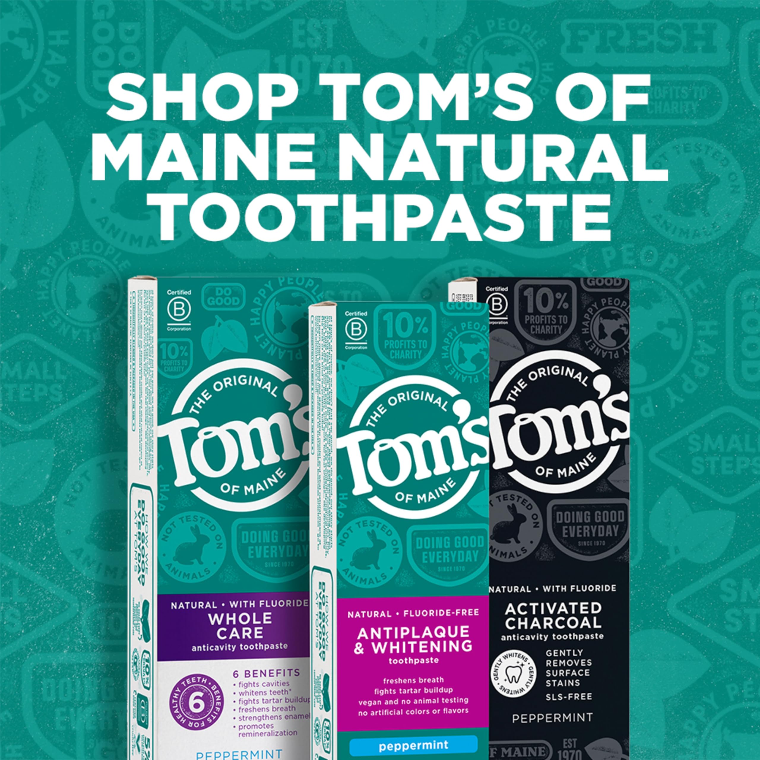 Sans additifs artificiels, Tom's of Maine respecte les préférences naturelles.