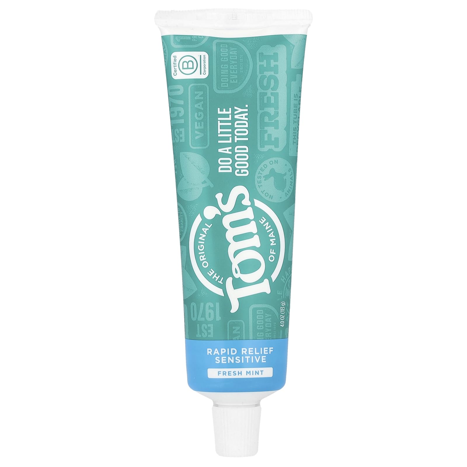 Tom's of Maine dentifrice sans fluorure pour sensibilité, haleine fraîche.