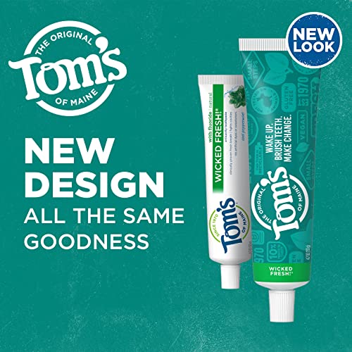 Tom's of Maine Wicked Fresh, capuchon du tube, fermeture sûre et facile.