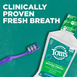 Tom's of Maine bain-bouche Wicked Fresh flacon dosé, dosage précis.