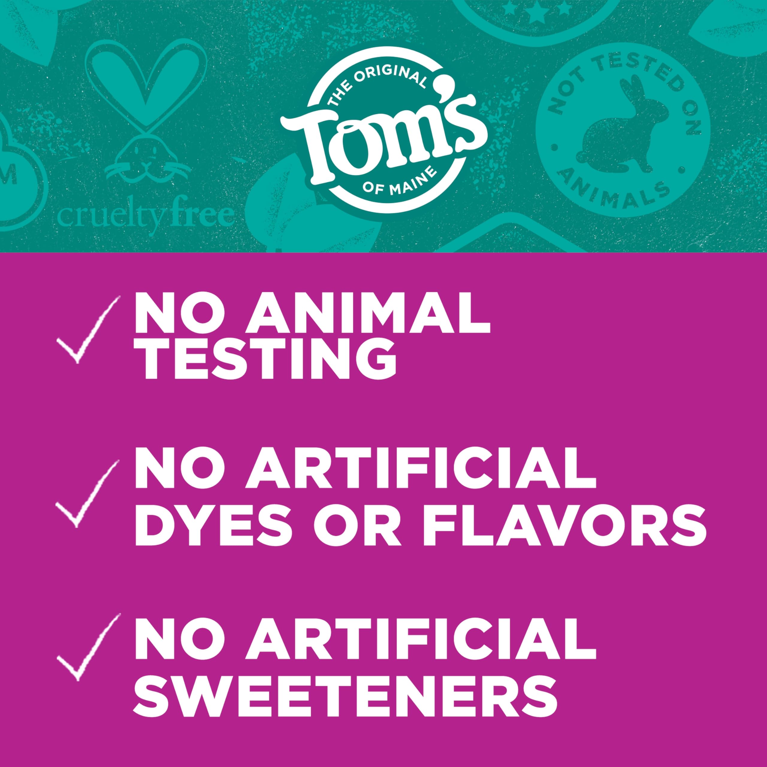 Tom s of Maine texture crème dentifrice fenouil douce et naturelle
