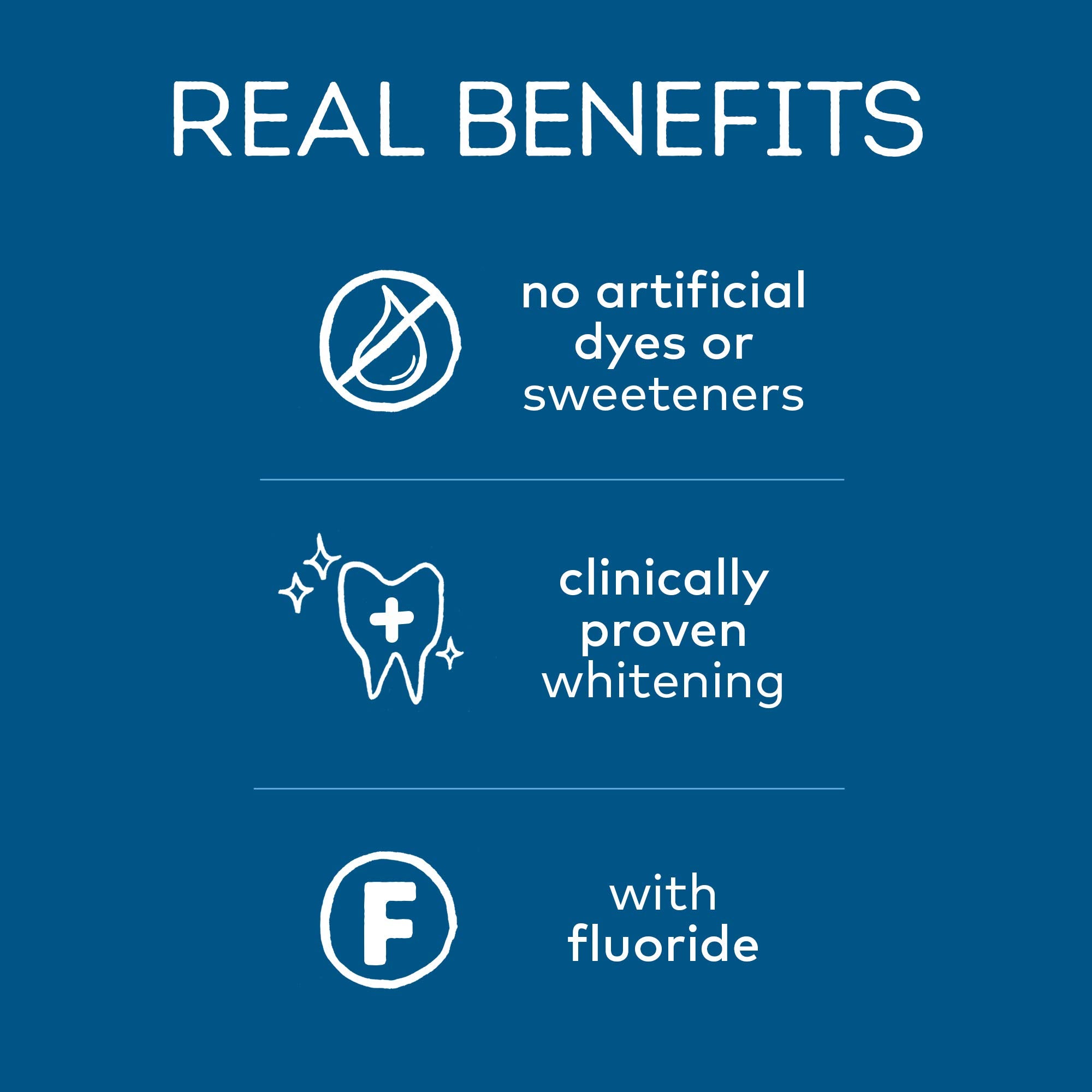 Tom's of Maine dentifrice anticavite menthe pack de 6 tubes