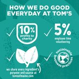 Tom's of Maine dentifrice enfant Orange Mango, mise en rayon facilitant le choix des parents.