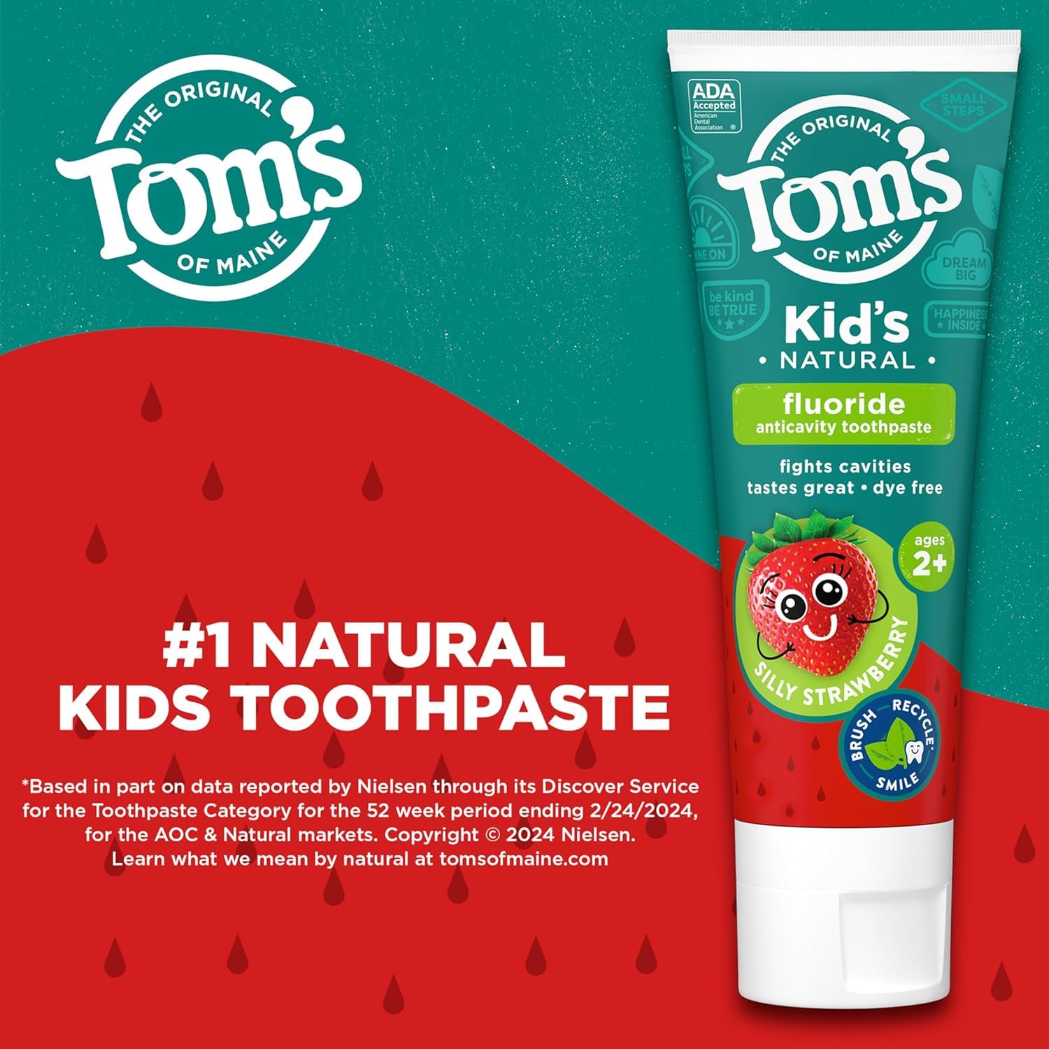 Tom’s of Maine dentifrice enfant favorisant un sourire sain et une routine adaptée
