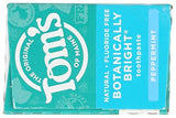 Ingrédients naturels du dentifrice Tom's of Maine Botaniquement Éclatant Menthe.