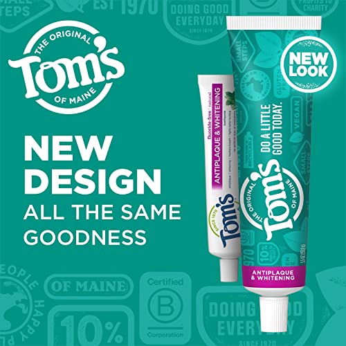 Tom's of Maine - dentifrice sans fluorure menthe, soin naturel.