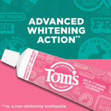 Emballage recyclable Tom’s of Maine avec badge bleu de recyclage.