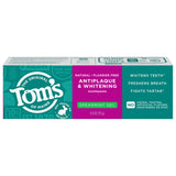 Tom's of Maine dentifrice gel menthe verte pour brossage frais au quotidien