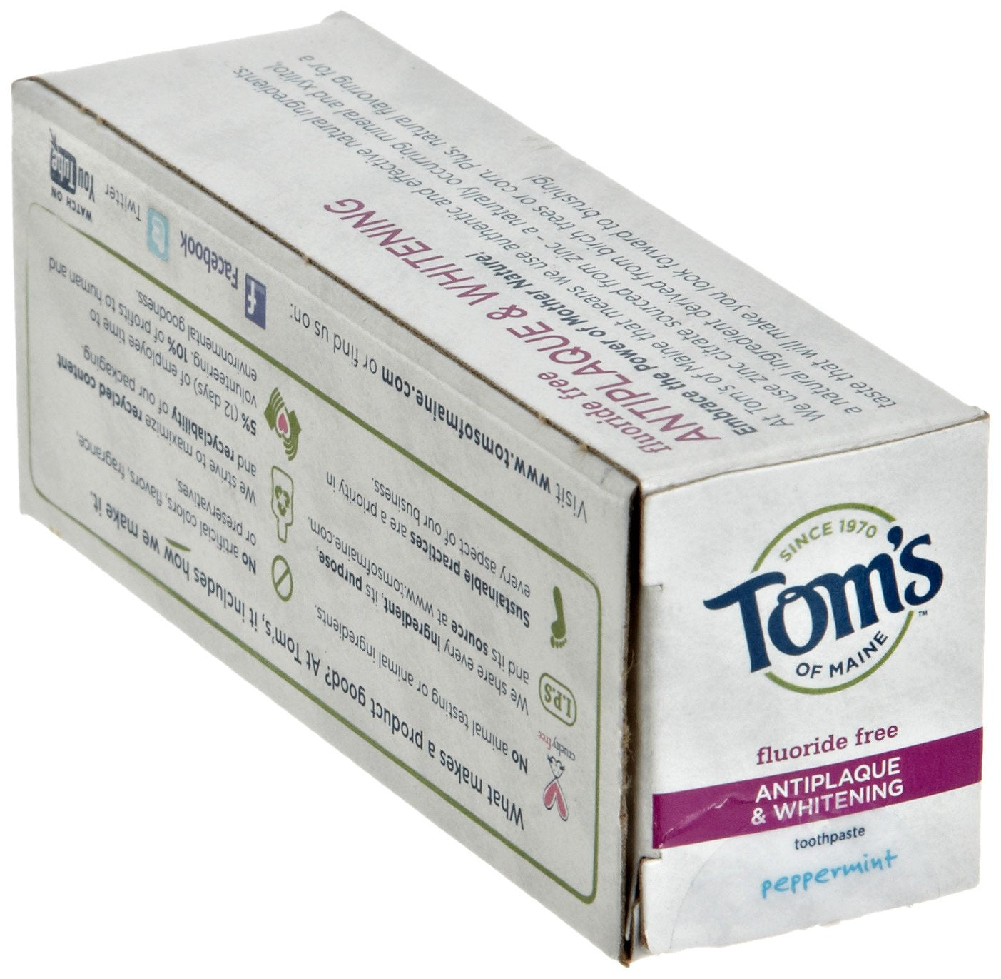 Tom's of Maine pâte antiplaque certifiée B-Corp, engagement éthique et environnemental