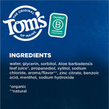 Tom's of Maine rince-bouche sel de mer, bouteille naturelle, nettoyage ciblé