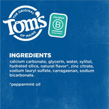 Tom's of Maine - saveur menthe naturelle, brossage rafraîchissant.