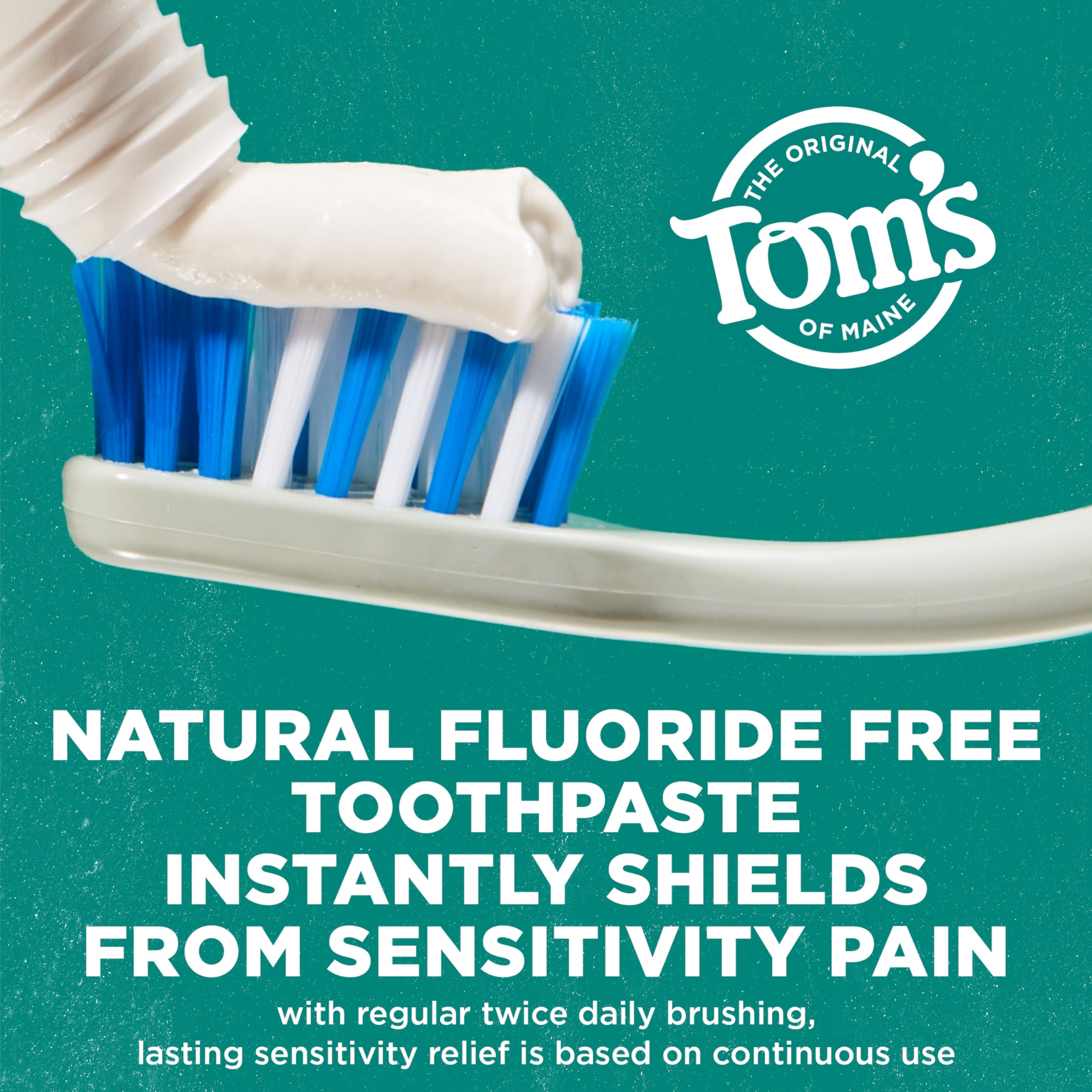 Tom's of Maine – texture crème facile à appliquer sur les dents.